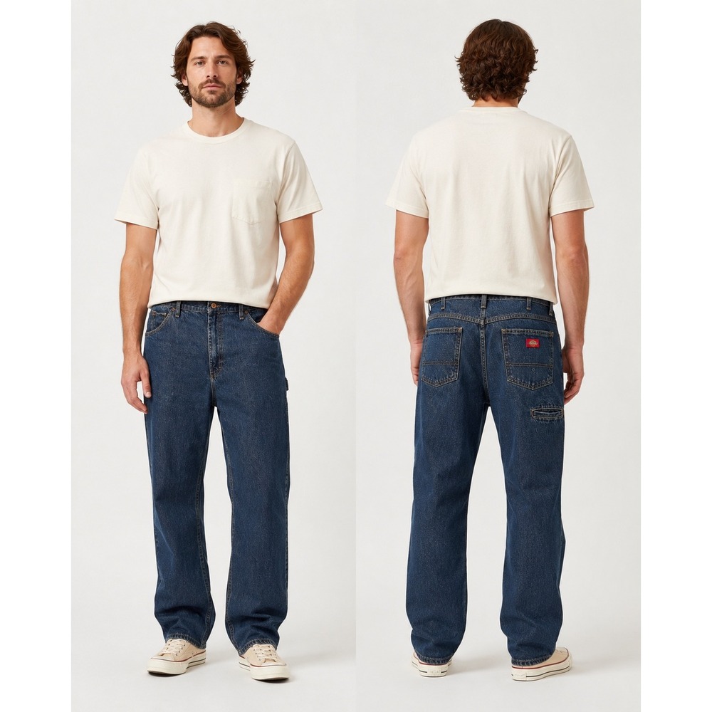 Vintage Workwear Jeans Men's 40x30 Regular 100% Cotton Denim Made in Mexico